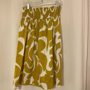 A NEW DAY MOD PRINT MIDI SKIRT
